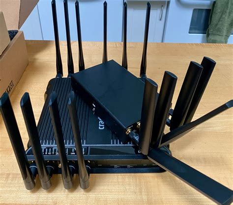 routers antennas  test