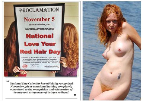 ginger bush celebs celebrate red hair day by