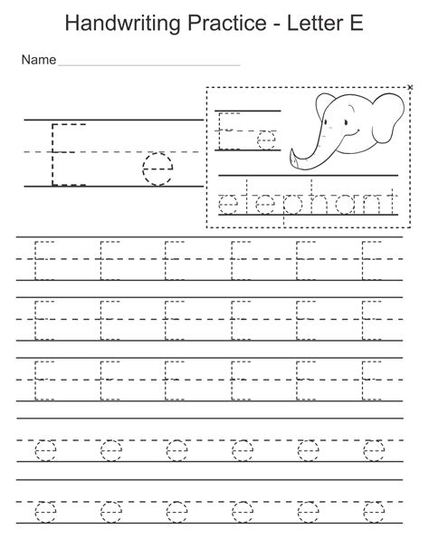 letter tracing worksheets  handwriting practice mary