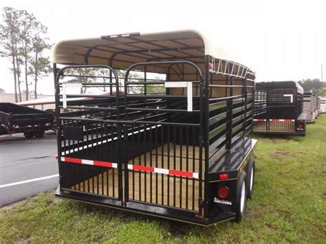 stb texas trailers  bumper pull stock trailer stock trailers