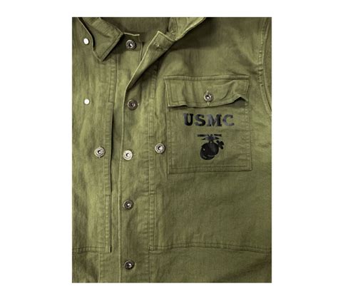 Usmc Korean War Era Short Sleeve Utility Shirt Misc868
