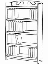Drawing Bookshelf Bookcase Shelf Coloring Draw Pages Color Book Tocolor Bookshelves Simple Drawings Board Large Paintingvalley Books Clip Library Desenho sketch template