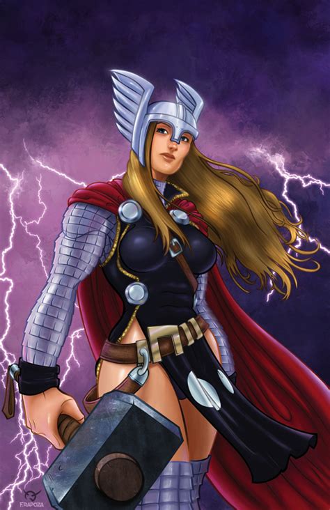 Sexy Female Thor The Goddess Of Thunder Thor Comic Vine