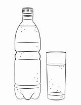 Water Coloring Bottle Glass Colouring Pages Drinks Printable Clipart Template Hot Drawing 1kb 480px Colorings Templates Cliparts Sketch sketch template