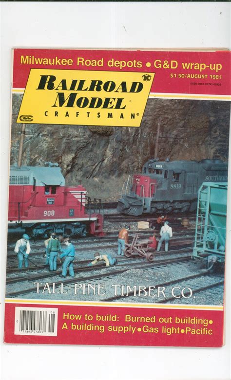 railroad model craftsman magazine august 1981 not pdf back