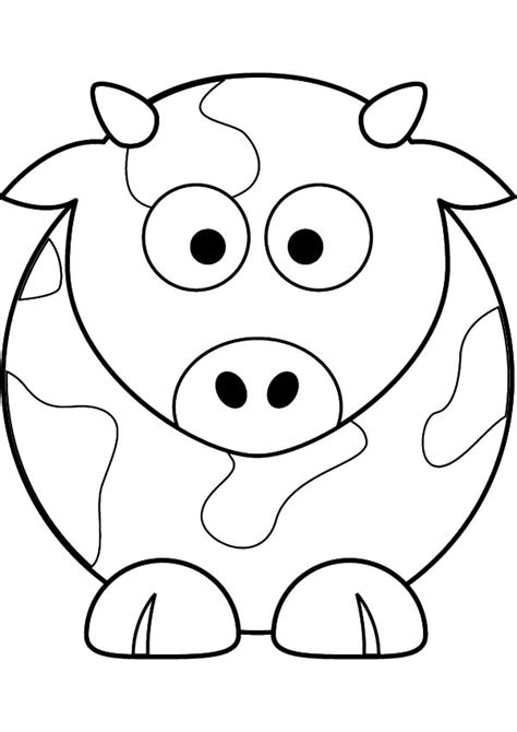 big fat cows coloring pages kids play color