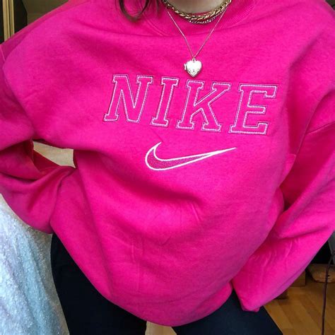 pink vintage nike sweatshirt  large size left  hersham surrey