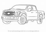 Ford Truck Draw Trucks 150 Step Drawing Sketch 4x4 Raptor Pickup Car Kids Duty Super Drawings Ranger Cars Pencil Sketches sketch template