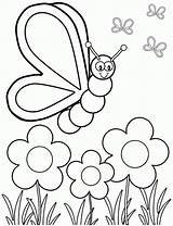 Coloring Pages Kindergarten Spring Printable Popular sketch template