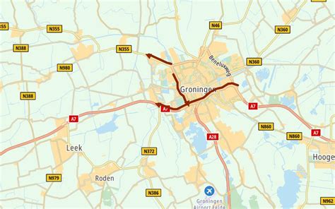 flinke file op ring van groningen door gevallen glasplaten dagblad van het noorden