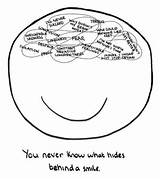 Doodle Depression Health Drawing Anxiety Mental Chronicles Simple Illness Tumblr Suffer Smile Behind Awareness Postcards Prints When Through Read Striking sketch template