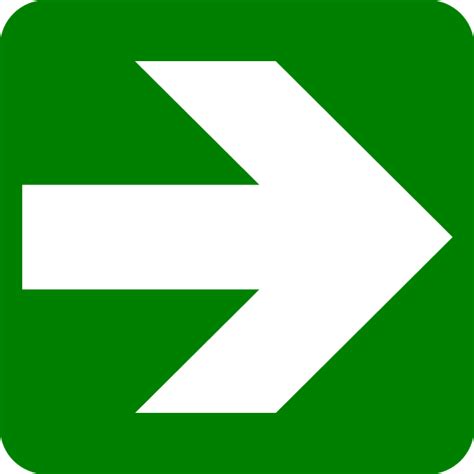 rambu petunjuk arah emergency  direction sign