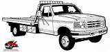 Tow Mobil Flatbed Mewarnai Rollback Pickup Sketsa Dxf Eps Balap Terbuka Bak Towing Clipground Artículo Source Bianoti sketch template