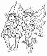 Coloring Pages Fairies Two Drawings Fairy Pheemcfaddell Phee Little Girl Colouring sketch template
