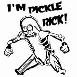 Pickle Morty Stencils Pickles sketch template