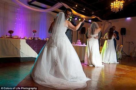 wedding photos capture three sisters marrying at the same time so dying