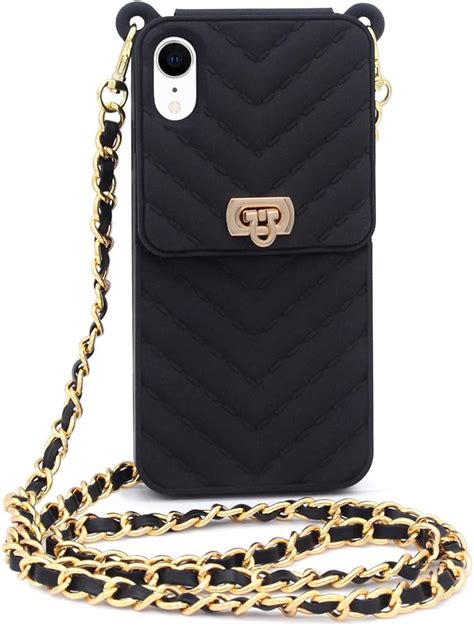 Fusicase For Iphone Xr Wallet Case With Neck Strap