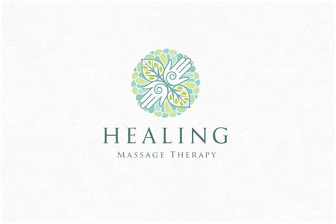 Healing Massage Logo Template Creative Logo Templates