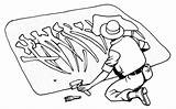 Paleontologist sketch template