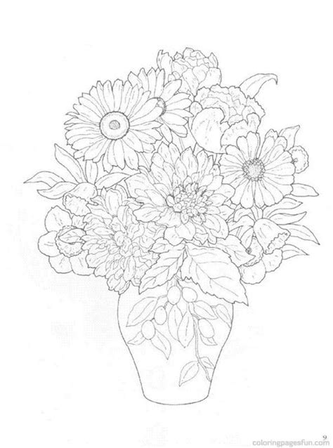 flower bouquets coloring pages  coloring pages coloring books