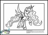 Luna Princess Coloring Pages Pony Little Mlp Wings Her Ponies Printable Prinzessin Spreading Princesses Celestia Baby Coloring99 Star sketch template