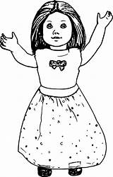 Coloring Doll American Girl Pages Baby Print Dolls Printable Truly Bitty Kit Printables Color Girls Kids Rebecca Mckenna Getcolorings Getdrawings sketch template