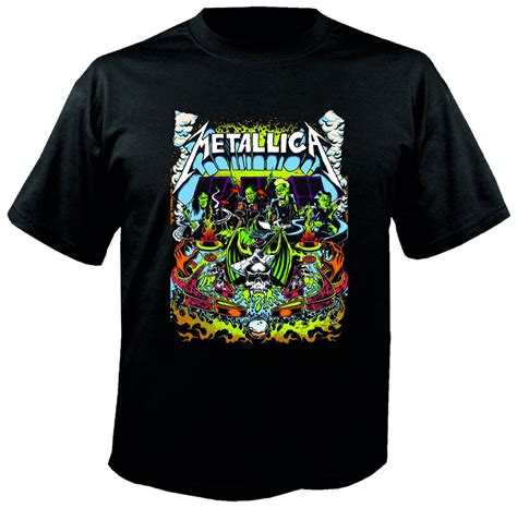 metallica member band  shirt metal rock  shirts  accessories