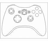 Controller Xbox Game Drawing Template Cake 360 Coloring Sketch Pages Printable Playstation Games Templates Birthday Cakes Party Photobucket Gaming Google sketch template