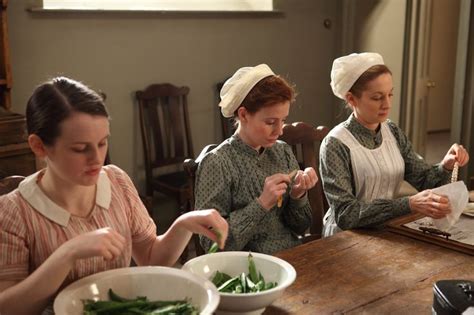 Downton Abbey Daisy Mason And Anna Bates With Ethel