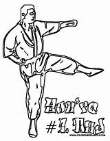 Coloring Karate Pages Taekwondo Printable Gkr Library Clipart Popular sketch template