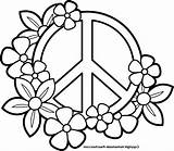 Peace Coloring Pages Sign Signs Printable Mandala Heart Print Pe Color Drawing Getcolorings 1000 Adult Easy Construction Getdrawings Colorings Choose sketch template