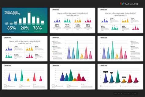 graphs charts powerpoint template  powerpoint template