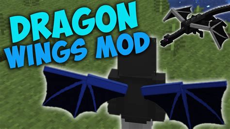 dragon wings mod   minecraft mod review