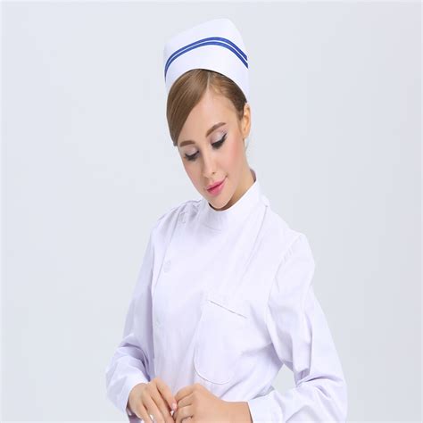 shipping oem surgical caps nurse cap nurse hat  blue stripes