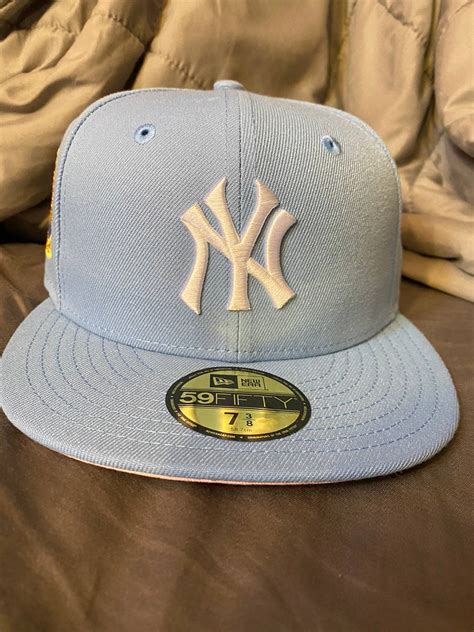 era  york yankees  patch hat cotton candy   grailed