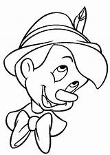 Pinocchio Coloring Disney Pages Smile Happy Para Kids Da Malvorlagen Colorir Páginas Pasta Escolha Salvo Gemerkt Von sketch template