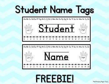 student  tags   words freebie  hand    blue