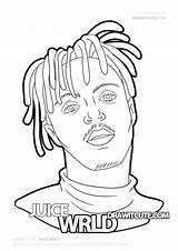 Juice Wrld Xxxtentacion Rappers Rapper Rysunki Juicewrld Trippy Rysunek Raperzy Sztuka Drawitcute Tekstylia Rysowanie Twarzy Rękawy Tatuaże Zrób Płótnie Eilish sketch template