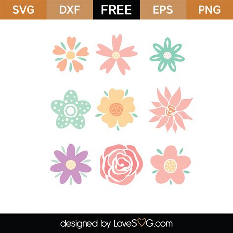 drawing illustration instant  print  demand flower svg