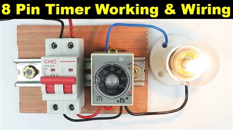 pin timer relay working  connection diagram attheelectricalguy youtube