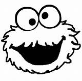 Monster Cookie Face Coloring Pages Silly Printable Template Colouring Print Cookies Sheet Choose Board sketch template