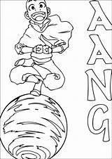 Airbender Aang Korra sketch template