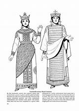 Coloring Byzantine Historie Fashions Empire Pages Costume Medieval Fashion Starověký Středověké Inspirace Egypt Oblečení říše Visit Book sketch template