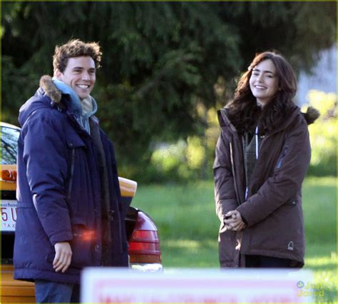 full sized photo of lily collins sam claflin love rosie set 03 lily