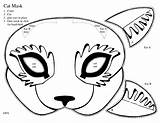 Mask Cat Masks Kitty Jaguar Cut Print Template Kids Outs Kitten Make Crafts Scope Colouring Work Pages Party Color Choose sketch template