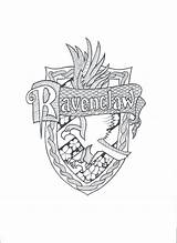 Ravenclaw Potter Harry Coloring Pdf sketch template