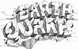 Earthquake Clipart Clipground Earthquakes sketch template