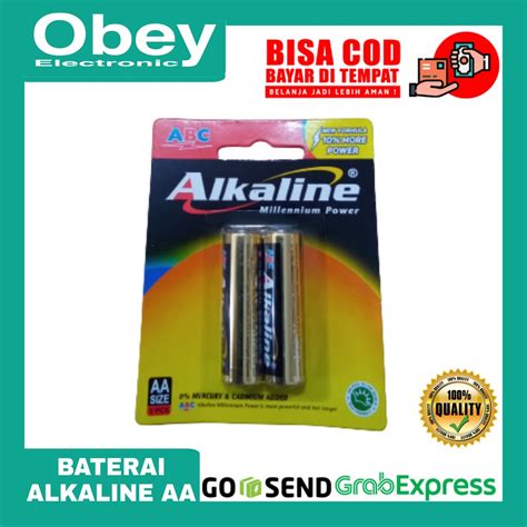 jual baterai abc alkaline aa  isi  pcs  shopee indonesia