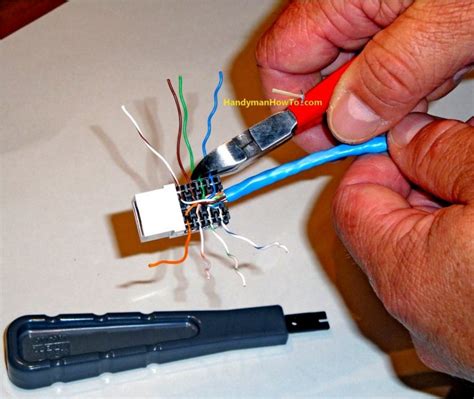 rj wall jack wiring  wiring diagram data rj wall socket