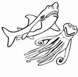 Coloring Pages Shark Whale Kids Printable Color Print Recognition Creativity Develop Ages Skills Focus Motor Way Fun sketch template